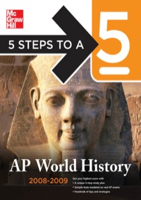 5 steps to a 5 ap world history, 2008-2009 edition 2nd edition martin, peggy 007149796x, 9780071497961