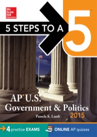 5 steps to a 5 ap us government and politics 2015 6th edition pamela k. lamb 0071839143, 9780071839143