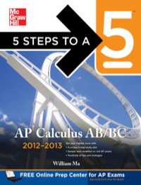 5 steps to a 5 ap calculus ab and bc 2012-2013 4th edition william ma 0071751726, 9780071751728