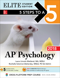 elite student edition5 steps to a 5 ap psychology 2018 9th edition laura lincoln maitland, rochelle