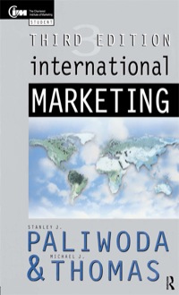 international marketing 3rd edition stanley paliwoda ,  michael thomas 0750622415, 1135387176,
