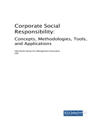 corporate social responsibility 1st edition information resources management association 1522561927,
