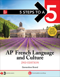 5 steps to a 5 ap french language and culture 2nd edition genevieve brand 1260468259, 1260468283,
