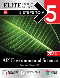 elite student edition 5 steps to a 5 ap environmental science 2024 1st edition courtney mayer 1265296960,
