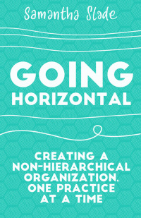 going horizontal  creating a non hierarchical organization one practice at a time 1st edition samantha slade
