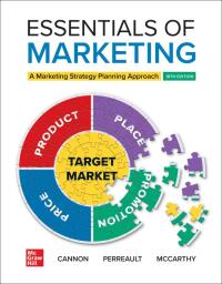 essentials of marketing a marketing strategy planning approach 18th edition joseph p. cannon, william
