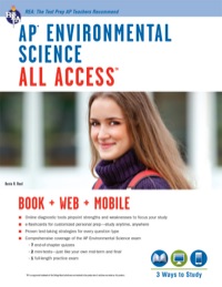 ap environmental science all access book plus web plus mobile 1st edition kevin reel 0738610828, 0738684074,