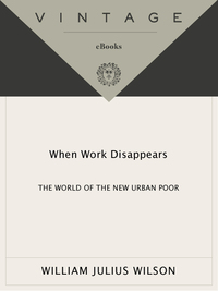 when work disappears the world of the new urban poor 1st edition william julius wilson 0679724176,
