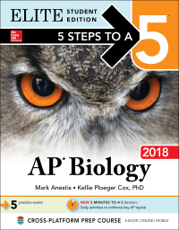 elite student edition 5 steps to a 5 ap biology 2018 10th edition mark anestis, kellie ploeger cox