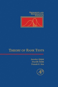 theory of rank tests 2nd edition zbynek sidak , pranab k. sen , jaroslav hajek 0126423504, 9780126423501,