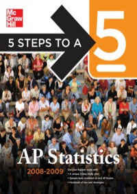 5 steps to a 5 ap statistics 2008-2009 2nd edition duane c. hinders 0071488561, 9780071488563