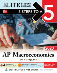 elite student edition 5 steps to a 5 ap macroeconomics 2020 1st edition eric r. dodge 1260454878,