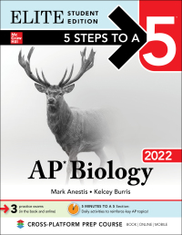 elite student edition 5 steps to a 5 ap biology 2022 1st edition mark anestis, kelcey burris 1264267231,