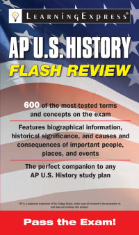 ap us history flash review 1st edition learning express llc 1576859193, 1576851613, 9781576859193,