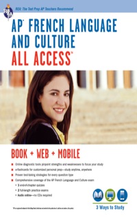 ap french language and culture all access book plus web plus mobile 1st edition editors of rea, eileen m.
