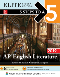 elite student edition 5 steps to a 5 ap english literature 2019 1st edition estelle m. rankin, barbara l.