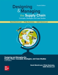designing and managing the supply chain concepts  strategies and case studies 4th edition david simchi-levi