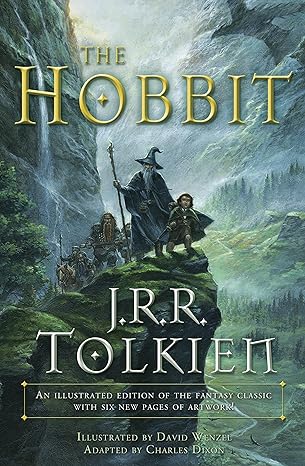 the hobbit graphic novel an illustrated edition of the fantasy classic with six new pages of art work 