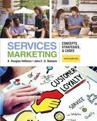 services marketing concepts strategies and  cases 5th edition k. douglas hoffman ,  john e.g. bateson