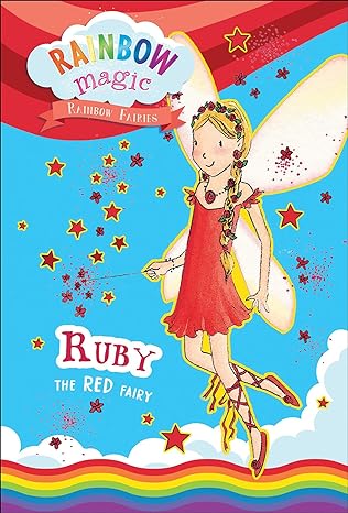 rainbow magic rainbow fairies ruby the red fairy  daisy meadows, georgie ripper 1667204343, 978-1667204345