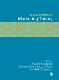 the sage handbook of marketing theory 1st edition pauline maclaran , michael saren , barbara stern , mark