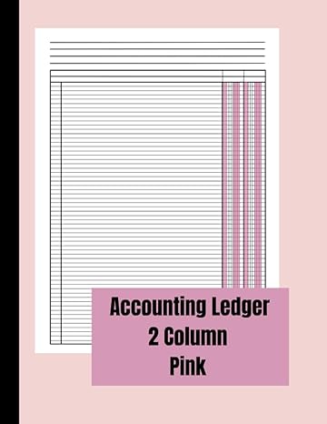 accounting ledger 2 column in pink, accounting book for small businesses and  personal use income and 