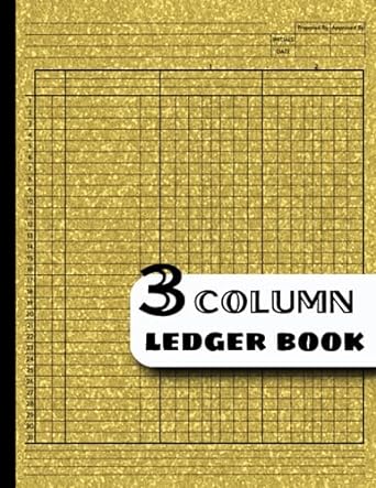 3 column ledger book simple bookkeeping for small business and personal finance  convenient life press