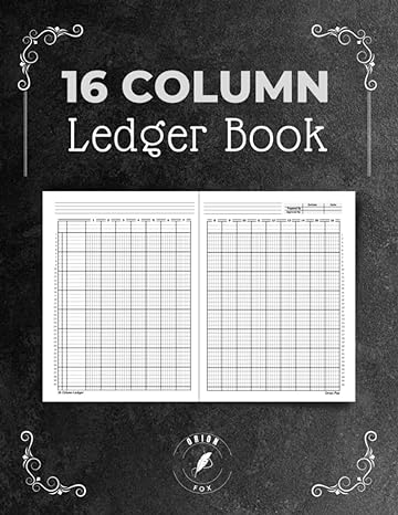 16 column ledger book navigating financial depths with the sixteen-column accounting ledger  orion fox
