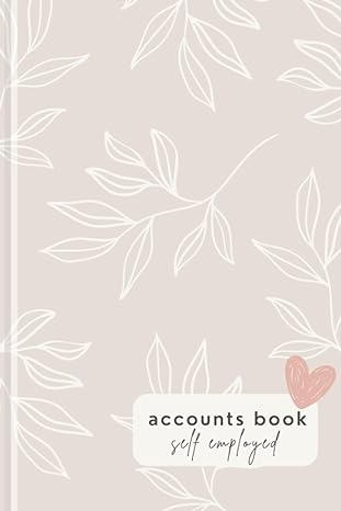 accounts book self employed small and simple income and expenses log book self employed  account log book to