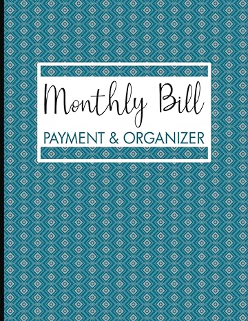 monthly bill payment and  organizer 110 pages money budget tracker notebook financial planner for office 