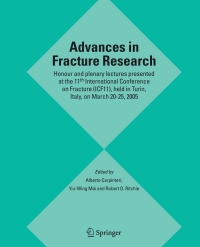 advances in fracture research 1st edition alberto carpinteri, yiuwing mai;, robert o. ritchie 140204626x,