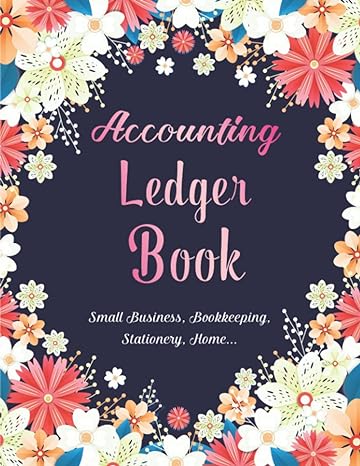 Accounting Ledger Book Checking Account Transaction Register Cash Book  Track/Record All Your Day Income And Expense 110 Pages 8.5