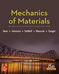 mechanics of materials 8th edition beer, johnston, dewolf, mazurek, sanghi 9813158972, 9814923168,