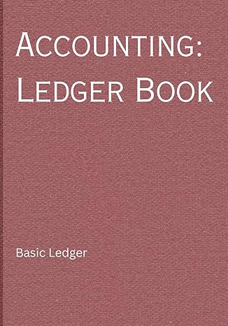 Accounting Ledger Book Basic Ledger