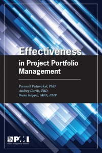 effectiveness in project portfolio management 1st edition peerasit patanakul , audrey curtis , brian koppel