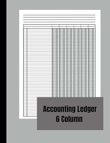 accounting ledger 6 column accounting book for small businesses and personal use income and expense tracker 