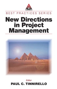 new directions in project management 1st edition paul c. tinnirello 084931190x, 1420000160, 9780849311901,