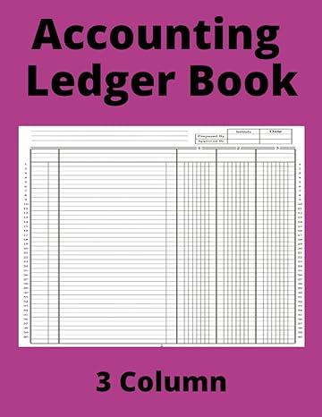 accounting ledger book 3 column bookkeeping made easy ledger accounts paperback 110 pages  penny mitchell