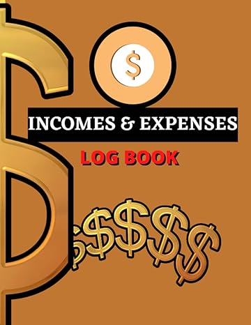 incomes and expenses log book simple accounting ledger for bookkeeping keep and track daily personal budget