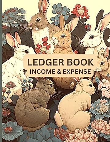 ledger book incomes and expenses financial accounting log notebook and tracker to record income and expenses
