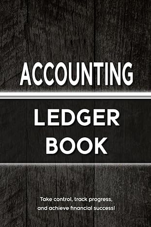 accounting ledger book take control take progress and achieve financial progress simple financial tracker for
