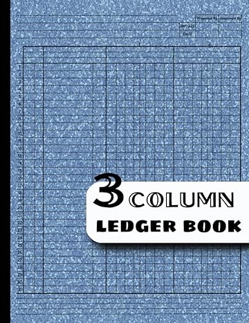3 column ledger book simple accounting ledger book for small business and personal finance  convenient life