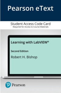 learning with labview 2nd edition robert h. bishop 013582575x, 9780135825754