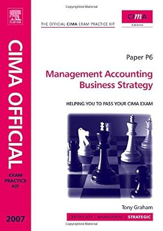 cima exam practice kit management accounting business strategy 3rd edition tony graham 0750684003,