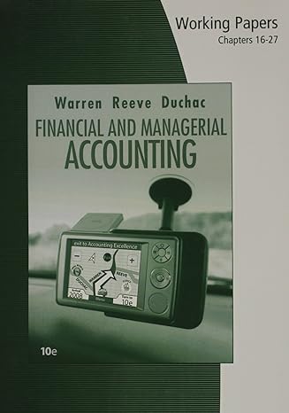 financial and managerial accounting 10th edition carl s. warren ,james m. reeve ,jonathan duchac 0324664672,