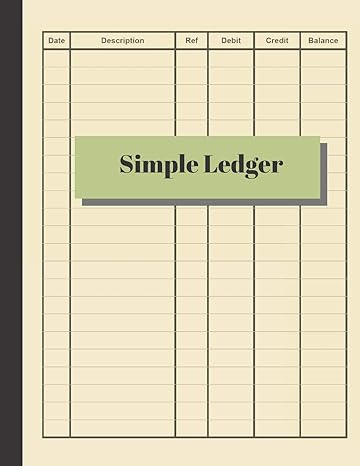 simple ledger cash book accounts bookkeeping journal for small business  accountant life publishing