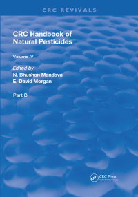 handbook of natural pesticides volume iv 1st edition n. bhushan mandava 1138597007, 0429945264,