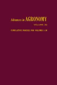 advance in agronomy volume 32 1st edition author unknown 0120007320, 0080563457, 9780120007325, 9780080563459