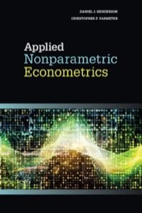 applied nonparametric econometrics 1st edition daniel j. henderson, christopher f. parmeter 110701025x,