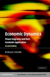 economic dynamics phase diagrams and their economic application 2nd edition ronald shone 0521017033,